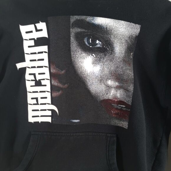 MACABRE (Chicago band) Face Metal Hoodie Large vintage Gothic Vampire - Picture 2 of 5
